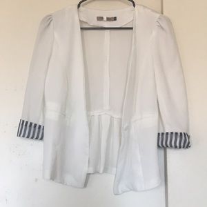 White blazer